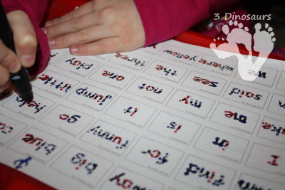Sight Word Dot Fine Motor Activity & New Dolch Second Grade Sight Word Dot Marker Pages - 3Dinosaurs.com