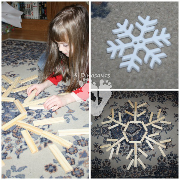 Plank Board Snowflake - 3Dinosaurs.com