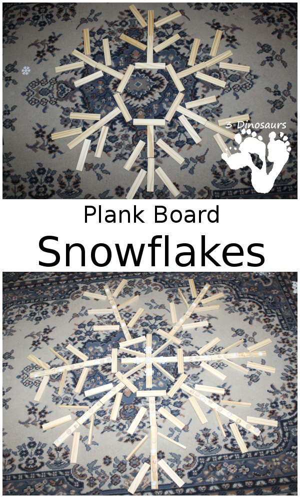 Plank Board Snowflake - 3Dinosaurs.com