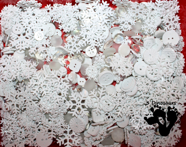 Snowflake Sensory Bin: Fine Motor Fun - 3Dinosaurs.com