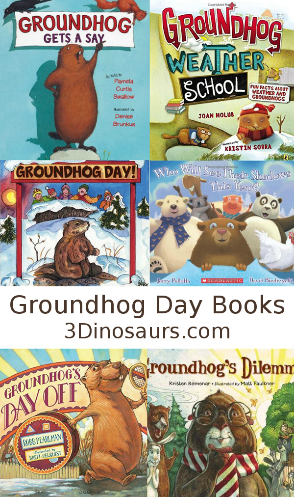 Groundhog Day Books - 3Dinosaurs.com
