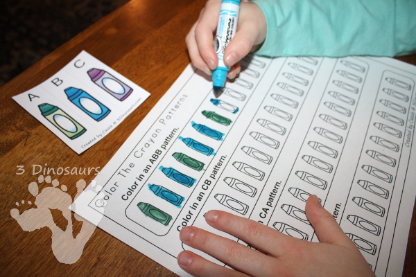 Romping & Roaring Color Word Packs - Easy Reader Book example - 3Dinosaurs.com