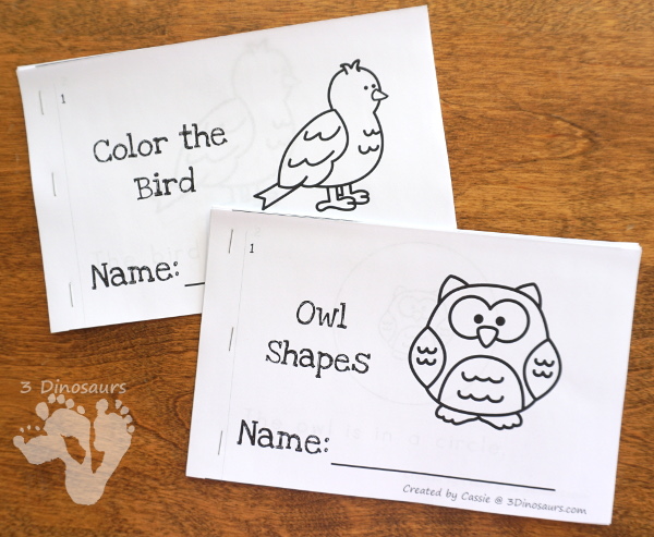 Animals in Winter Packs - Preschool & Tot - with loads of activities that work on abcs, numbers, math counting and more -The pack has a mix of hands-on and no-prep activities - 3Dinosaurs.com