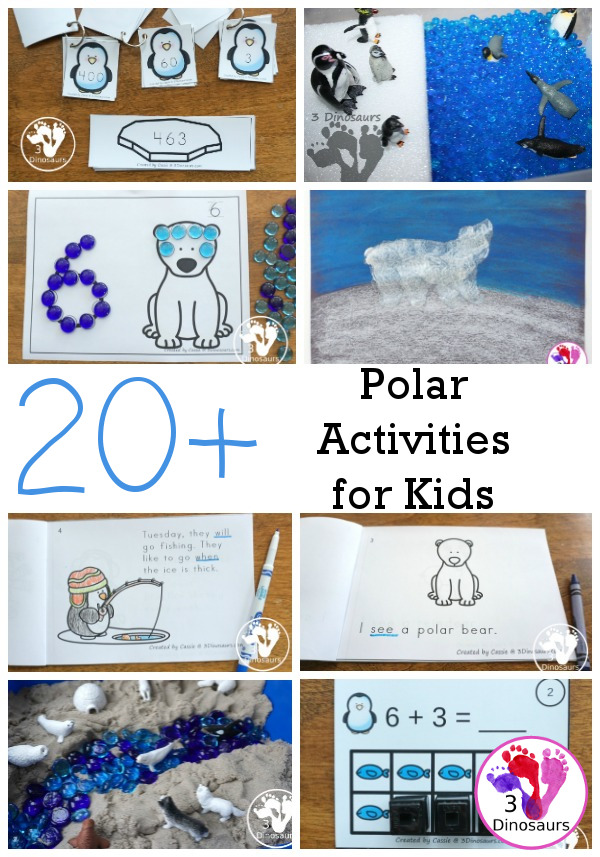20+ Polar Animals Activities & Printables: Penguins, Arctic & More