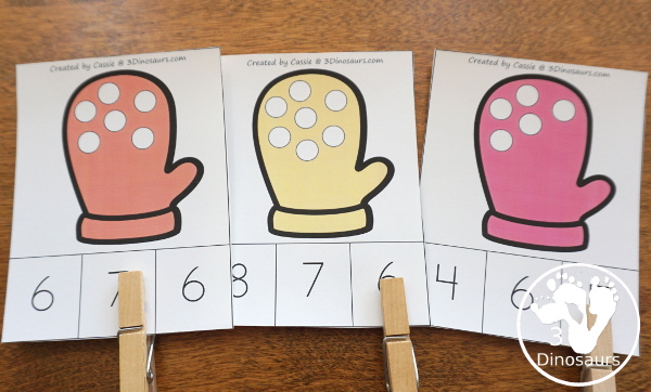 Winter Activities Pack for Prewriting, Shapes, ABCs, and Numbers - 189 pages of activities with no-prep, easy reader books, clip cards and tracing strips. All to help have fun during the winter with easy to prepare or low prep activities - 3Dinosaurs.com