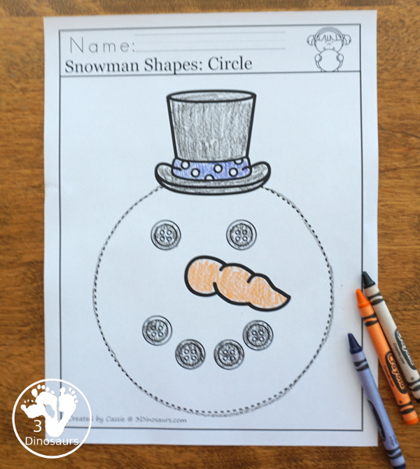 Winter Activities Pack for Prewriting, Shapes, ABCs, and Numbers - 189 pages of activities with no-prep, easy reader books, clip cards and tracing strips. All to help have fun during the winter with easy to prepare or low prep activities - 3Dinosaurs.com