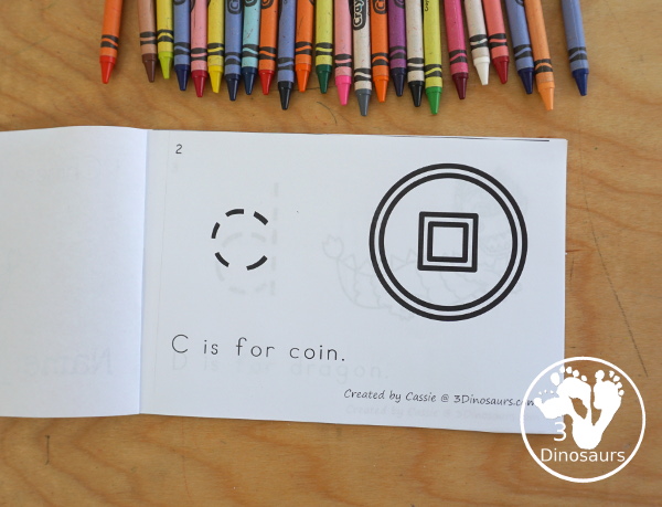 Free Chinese New Year Letter Easy Reader Book Printable - with 8 page easy reader book that works on beginning sounds of Chinese New Year words. - 3Dinosaurs.com