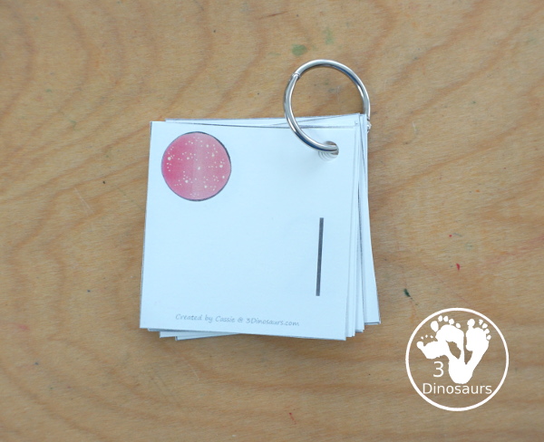 Free Space Number Find And Tracing Printables - you have numbers 1 to 30 for kids to trace or find with a fun space theme - 3Dinosaurs.com