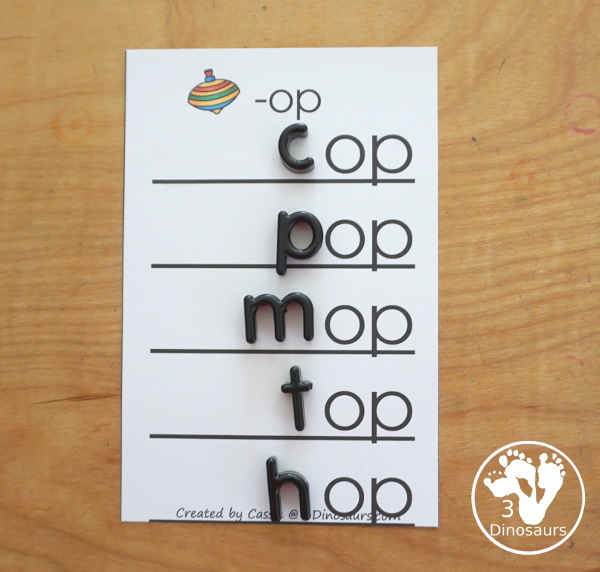 CVC Word Family Cards & Ladders St - with 33 word families for kids to learn with. 2 cards per page and up to 10 words per card  and cards in two sizes with matching word building ladders - 3Dinosaurs.com