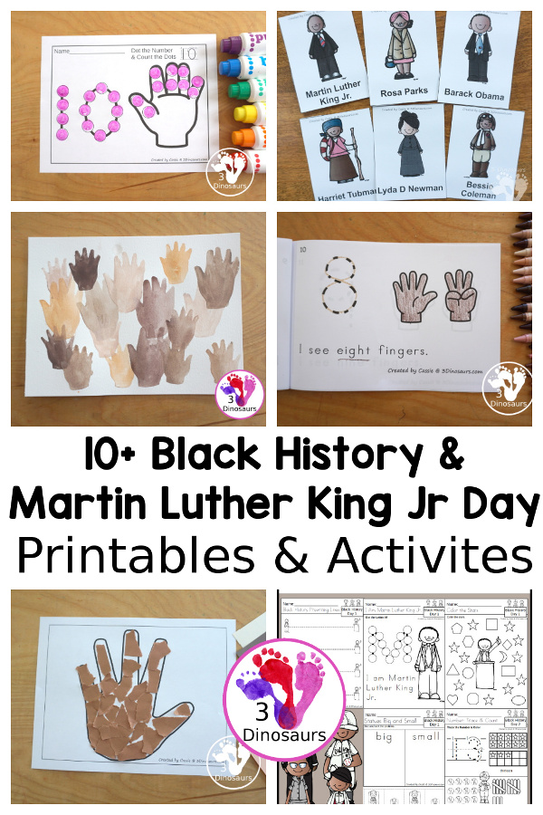Black History Month  Activities & Printables - 3Dinosaurs.com