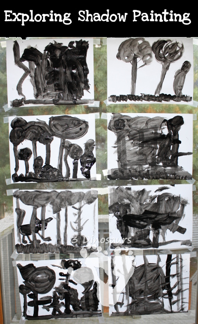 Exploring Shadows Painting - 3Dinosaurs.com