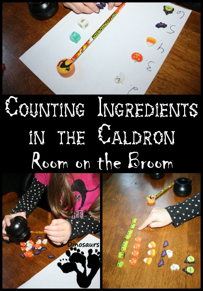 Counting Ingredients in the Caldron - Room on the Broom - 3Dinosaurs.com