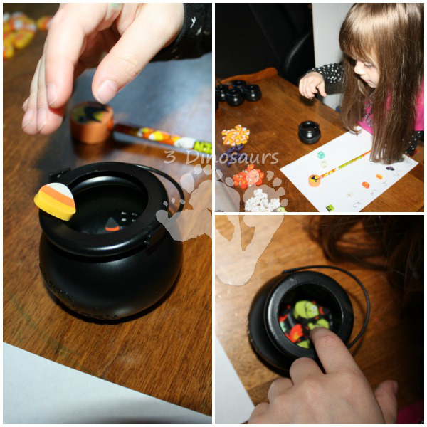 Counting Ingredients in the Caldron - Room on the Broom - 3Dinosaurs.com