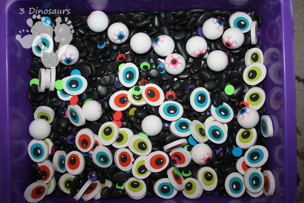 Eyeball Sensory Bin - 3Dinosaurs.com
