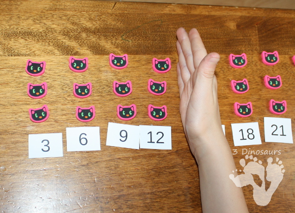 Free Skip Counting Tiles - 3Dinosaurs.com