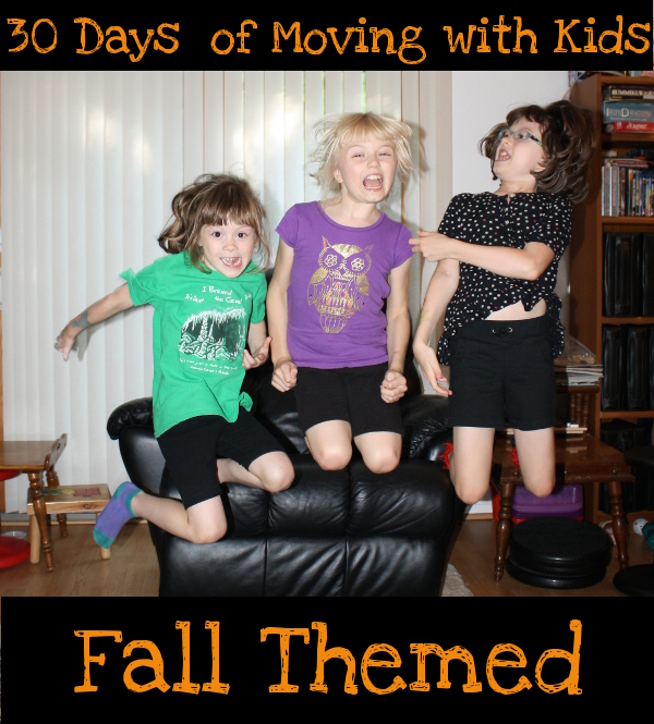 30 Days of Gross Motor - Fall Themed - 3Dinosaurs.com