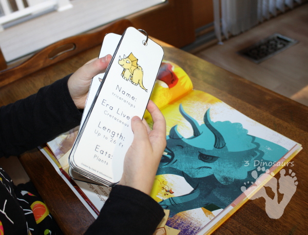Free 7 Fun Dinosaur Information Bookmarks For Kids - 3Dinosaurs.com