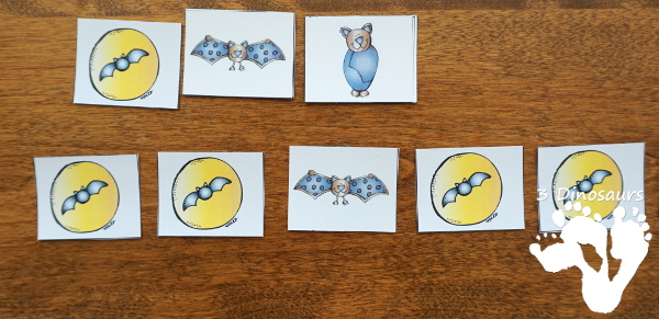 Free Bat & Spider Pack with a 70 pages prek kindergarten, first grade pack and a 36 Preschool & Tot pack with loads of no-prep and hands-on activities with bat and spider themes great for Halloween or a spider theme - 3Dinosaurs.com