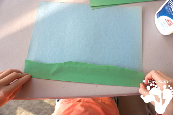 Watercolor Process Art Jack-O-Lantern - a fun Halloween painting activity to do with kids. It is great for kids that love to be creative and do things their own way - 3Dinosaurs.com