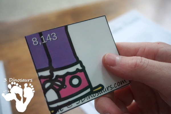 Free Scarecrow Place Value Puzzles - fun puzzles to work on place value with two options of tens and ones or thousand, hundreds, tens and ones with recording sheets, and puzzle mat - 3Dinosaurs.com