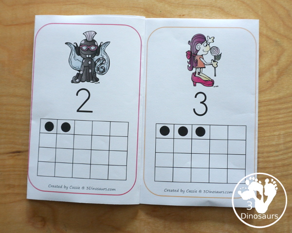 Free Monster ABC & Number Wall Cards - numbers 0 to 20 and all 26 letters of the alphabet - 3Dinosaurs.com