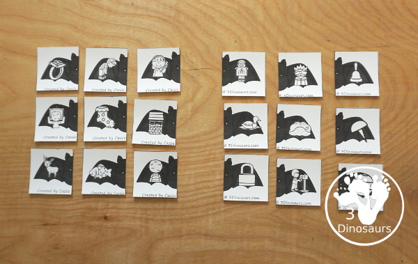 Free Bat Rhyming Matching: CVC, CVCC, & CVCe with 9 matching rhyming cards for CVC word family words, CVCC word family words and CVCe word family words with a matching recording sheet - 3Dinosaurs.com