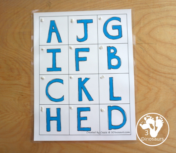 Free Candy Themed ABC Puzzles - fun letter matching puzzles for kids to match and build candy themed puzzles with letters. You will find three puzzles. - 3Dinosaurs.com