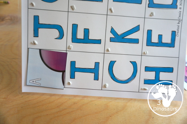 Free Candy Themed ABC Puzzles - fun letter matching puzzles for kids to match and build candy themed puzzles with letters. You will find three puzzles. - 3Dinosaurs.com