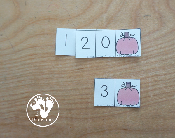 Free Pumpkin Spin & Write Place Value - You have 5 different spinners and 4 recording mats in color and black and white with place value from ones to Ones, Tens, Hundreds, Thousands, Ten Thousand, Hundred Thousands, Million, & Ten Million  - 3Dinosaurs.com