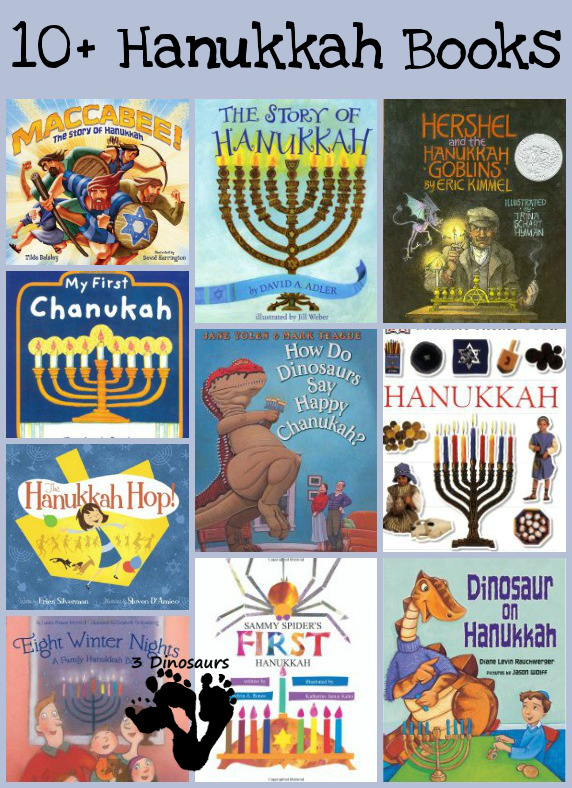 10+ Hanukkah Books - 3Dinosaurs.com