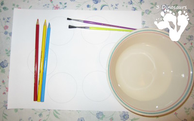 Watercolor Color Wheel - 3Dinosaurs.com