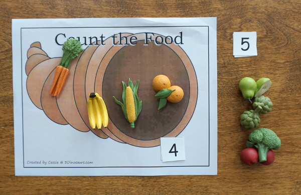 Free Thanksgiving Pack for Tot, Preschool, Kindergarten, First Grade - over 120 pages for the main pack and 29 pages in the Tot-Preschool Pack with a mix of hands-on and no-prep activities - 3Dinosaurs.com