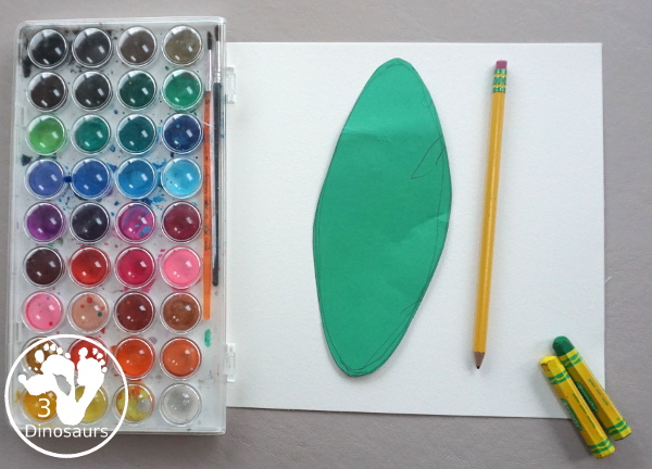 Watercolor Process Art Corn - a fun activity to make corn for a Thanksgiving or harvest celebration - 3Dinosaurs.com