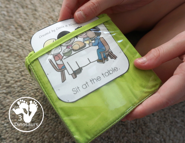 Free Thanksgiving Gross Motor Dice - to get kids moving and have fun with easy gross motor movements - 3Dinosaurs.com