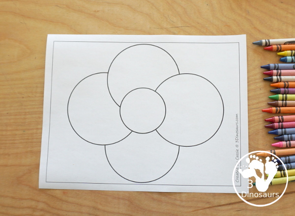 Free Leaf Fine Motor Mat Printable - with poppy tracing, poppy mat, poppy dot marker - with different options for the poppy - 3Dinosaurs.com