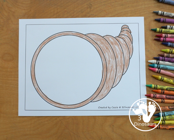Free Cornucopia Fine Motor Mat Printables - you have five pages of printables with cornucopia templates, a cornucopia tracing page, a cornucopia dot marker page, and a cornucopia q-tip page. A fun Thanksgiving fine motor mat for kids. - 3Dinosaurs.com