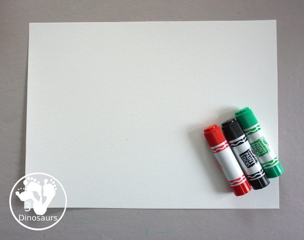 Paint Stick Poppy Painting For Veteran's Day - a simple painting using only paint sticks to make a field of poppies. A simple painting activity that kids will have loads of fun making for Veteran's Day or Memorial Day. - 3Dinosaurs.com