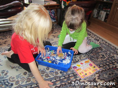 Hanukkah Sensory Bin