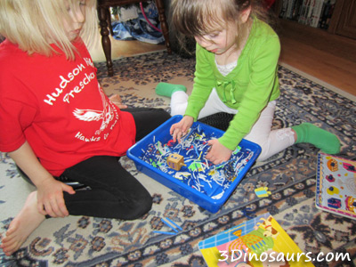 Hanukkah Sensory Bin