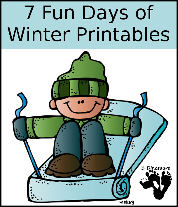 7 Fun Days of Winter Printables