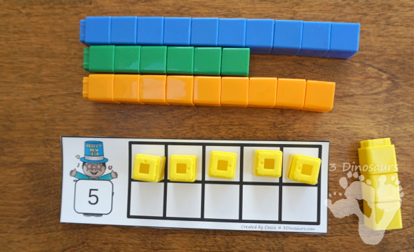 Free New Years Ten Frame - 2 sets with numbers 1 to 10 with filled out and blank options - 3Dinosaurs.com