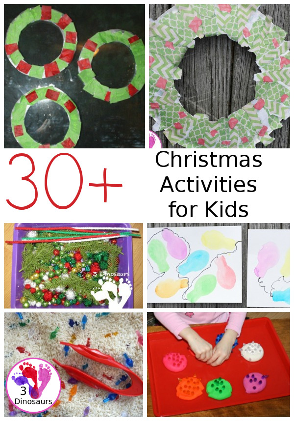 Christmas Activities - 3Dinosaurs.com