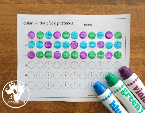 Free New Years Packs for Tot, Preschool, PreK and Kindergarten - with a mix of hands-on and no-prep activities for New Years - 3Dinosarus.com