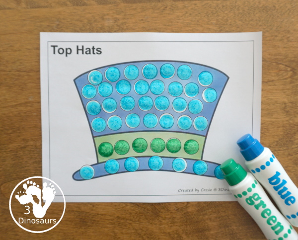 Free New Years Packs for Tot, Preschool, PreK and Kindergarten - with a mix of hands-on and no-prep activities for New Years - 3Dinosaurs.com