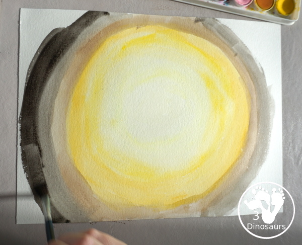 Nativity Painting with Cookie Cutters is a great nativity activity that you can do with kids. A great nativity scene that kids can make with watercolors, paint, and cookie cutters. - 3Dinosaurs.com