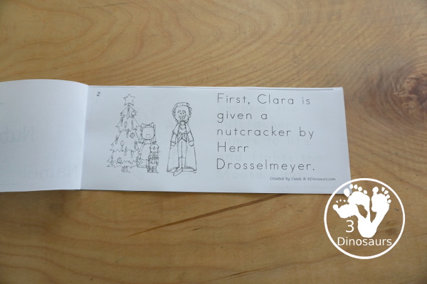 Sequencing: The Nutcracker with clip cards, task cards, no-prep worksheets, writing activities and easy reader books $ - 3Dinosaurs.com  #sequencingforkids 