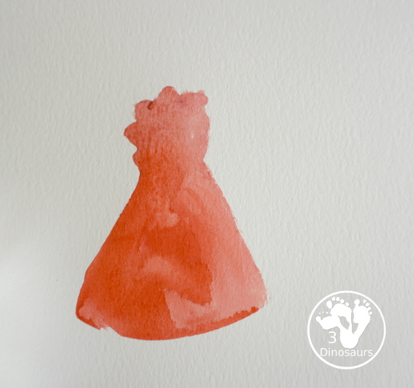 Party Watercolor Painting with Cookie Cutters - a simple cookie cutter painting with party themed cookie cutters that is great for a party and also New years - 3Dinosaurs.com