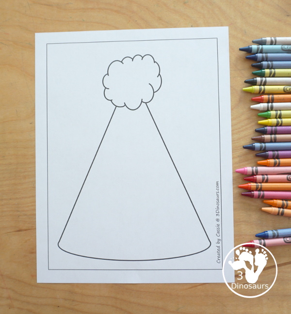 Free Party Hat Fine Motor Mats has 3 fine motor mats. You have a party hat template, a party hat tracing printable, and a party hat dot marker printable.- 3Dinosaurs.com