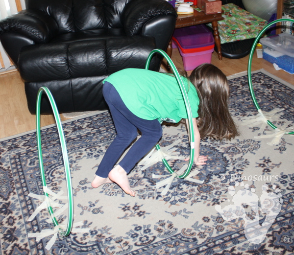 Gross Motor: Hula Hoop Tunnel - 3Dinosaurs.com