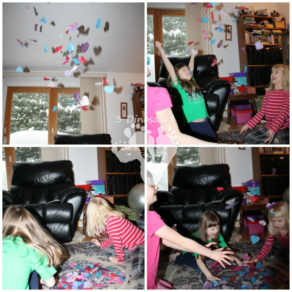  Science Fun with Tissue Paper Hearts - 3Dinosaurs.com